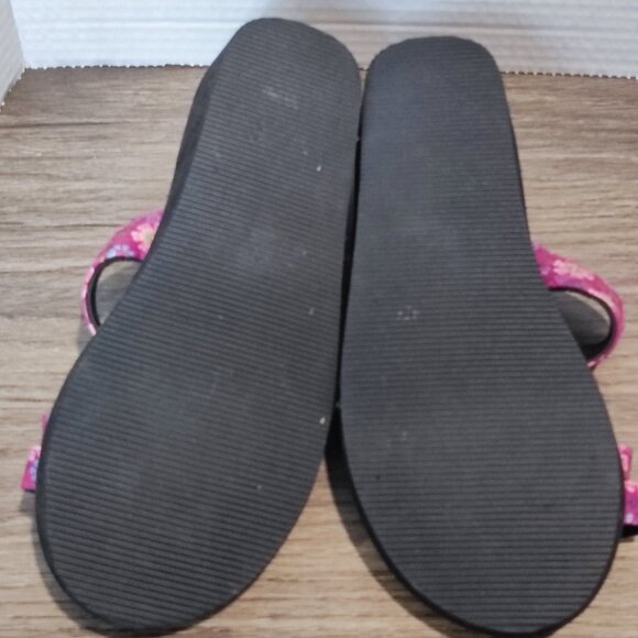 Mukluks sandals women's size 7 purple floral design lightweight - Picture 8 of 10